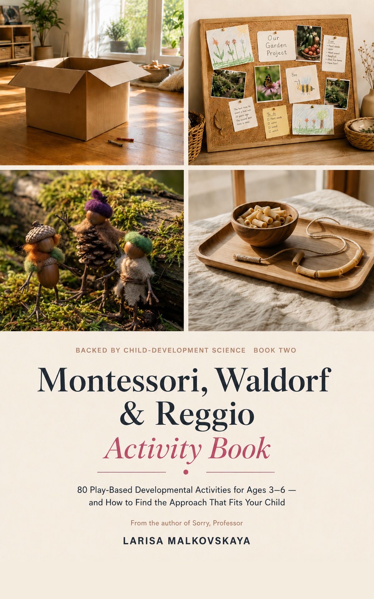 Montessori, Waldorf & Reggio Activity Book — book cover